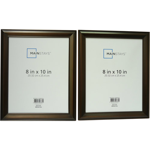 Mainstays 2pk 8" X 10" Picture Frame, Br