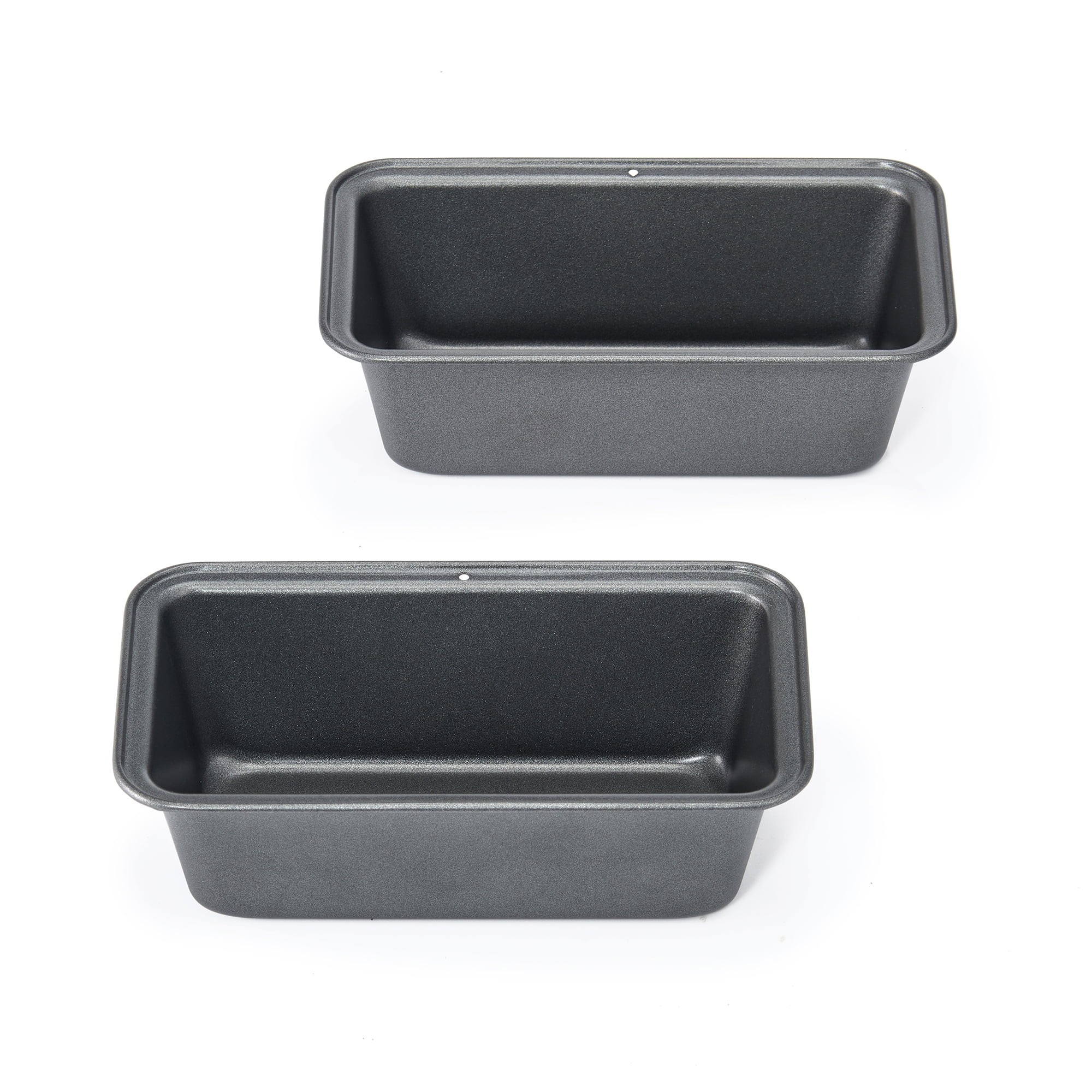 HONGBAKE Mini Loaf Pan for Baking Bread, 6 x 3.3 x 2 In Nonstick Small  Banana Bread Tins Set of 3, Tiny Carbon Steel Meatloaf Pan - Dark Grey