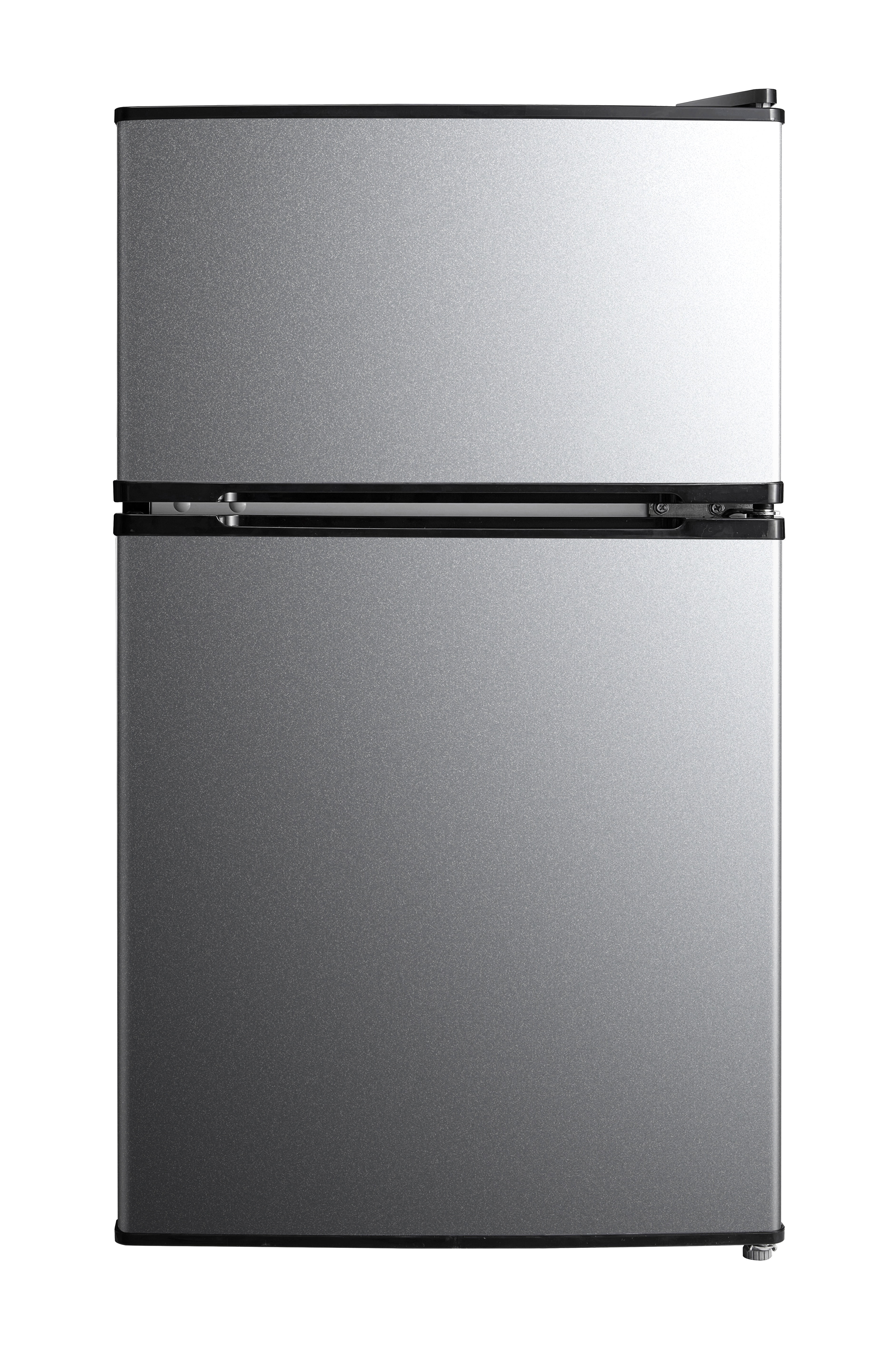Mainstays 3.2 Cu. Ft. 2-Door Refrigerator with Freezer, Stainless Steel Look