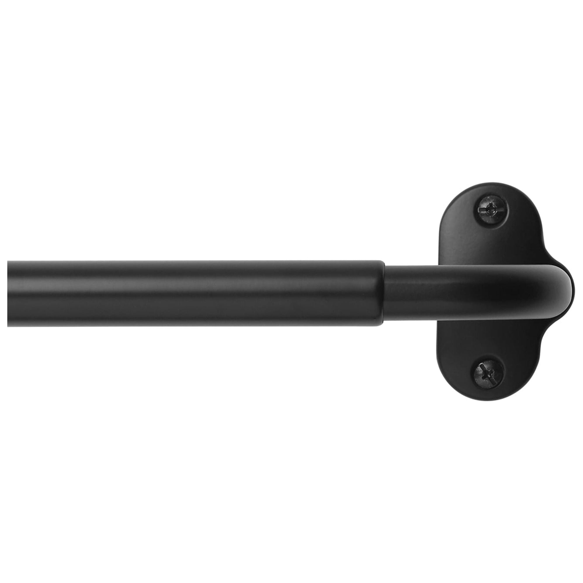 Mainstays 3/4" Diameter Black Room Darkening Single Wrap Curtain Rod 30