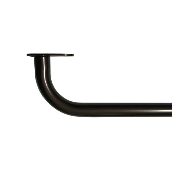 Mainstays 3/4" Single Wrap Room Darkening Curtain Rod, 30-84", Bronze