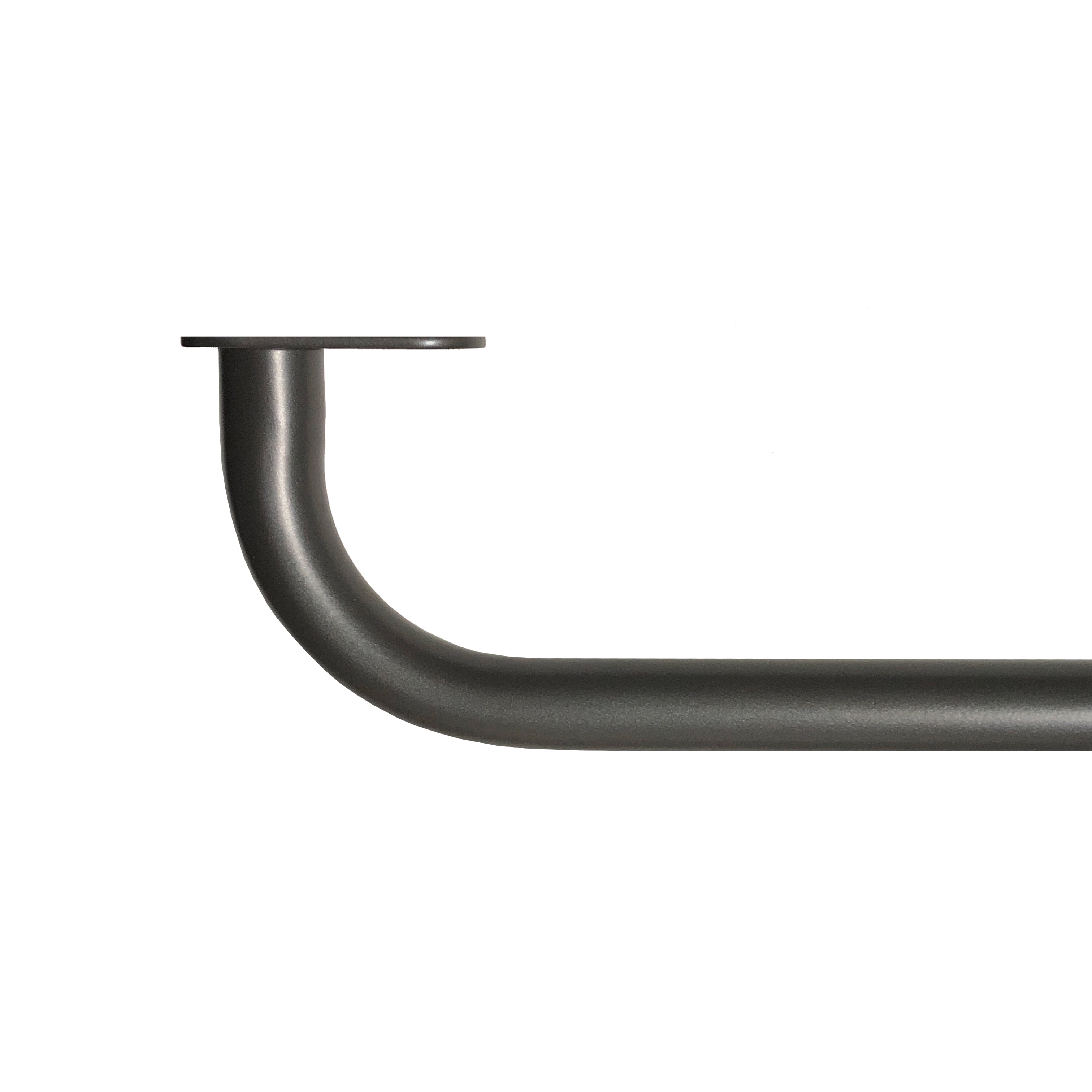 Mainstays 3/4" Wrap Curtain Rod, 30-84”, Pewter