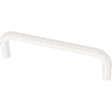 Mainstays 3" (76mm) Wire Cabinet Pull, Furniture Drawer Handles, White, 2-Pack