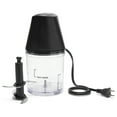 thumbnail interactive-video image 1 of Mainstays 3 Cup Electric Food Chopper, Black, Plastic, 1 of 12