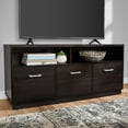 thumbnail image 1 of Mainstays 3-Door TV Stand Console for TVs up to 50", Espresso Finish, 1 of 9