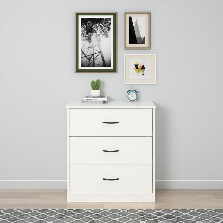 Mainstays 3 Drawer Dresser Multiple Finishes Walmart