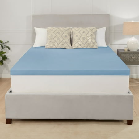 mainstays 3" memory foam mattress topper, full