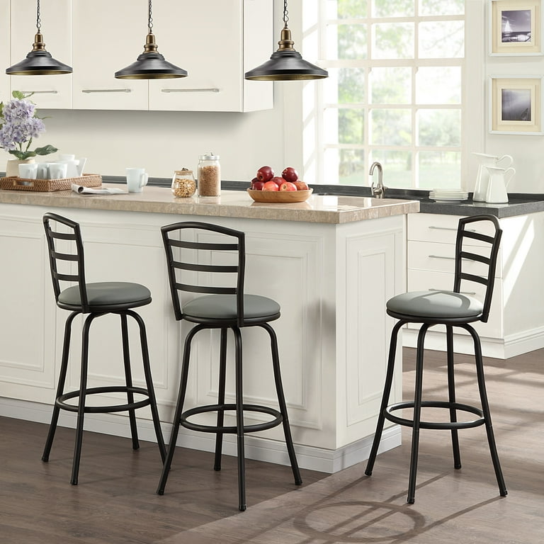 Furniture Mainstays Swivel Bar Stool 29 Inch Adjustable Stool