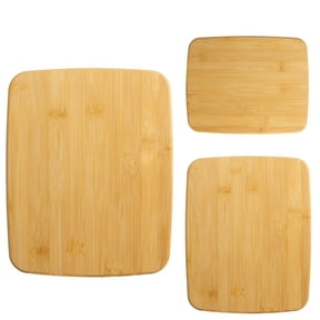Mainstays 3-Piece Natural Bamboo Cutting Board Set, Large, Medium and Small
