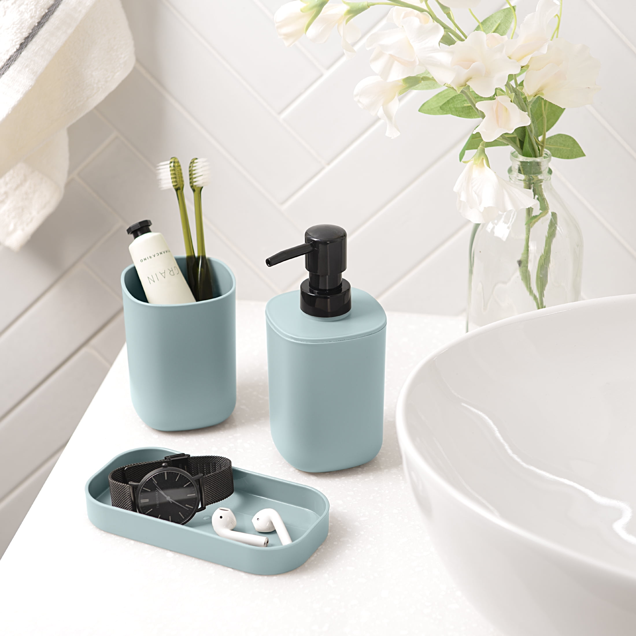 MS BLU PLSTIC 3P SET