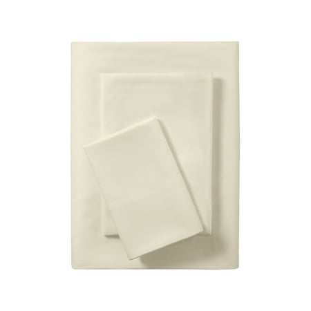Mainstays 3-Piece Fresh Ivory Microfiber Sheet Set, Twin