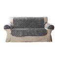 thumbnail image 1 of Mainstays 3-Piece Quilted Plush Loveseat Pet Cover Protector, Gray, 1 of 9