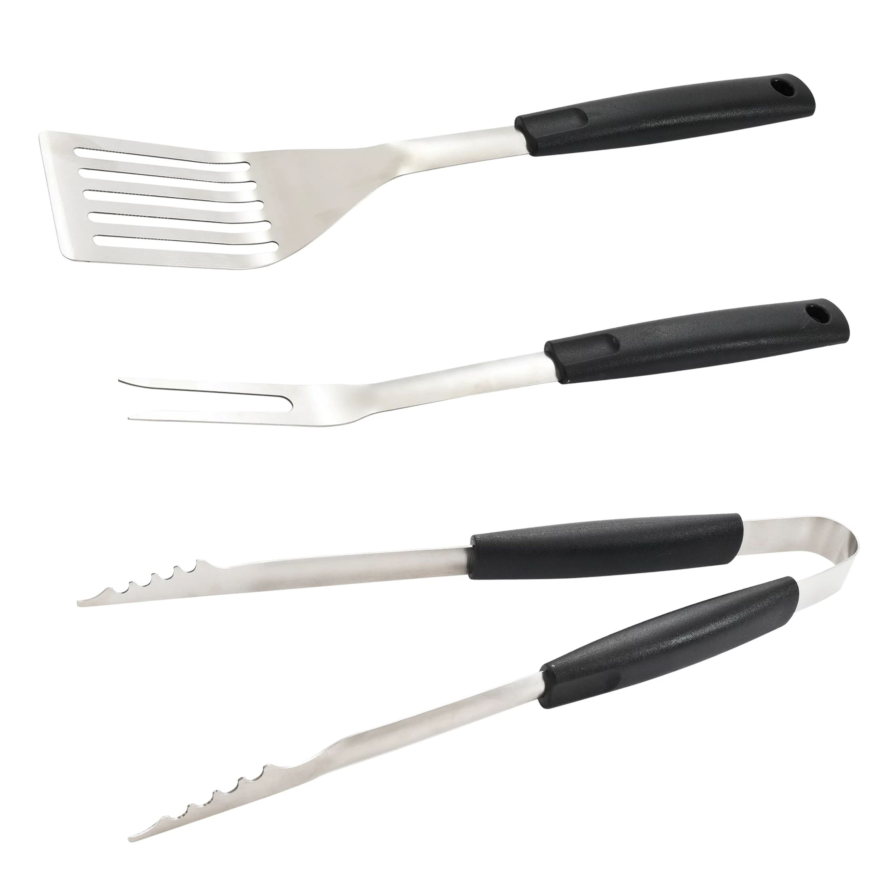 Mainstays 3-Piece Stainless Steel Barbecue Grill Tool Set
