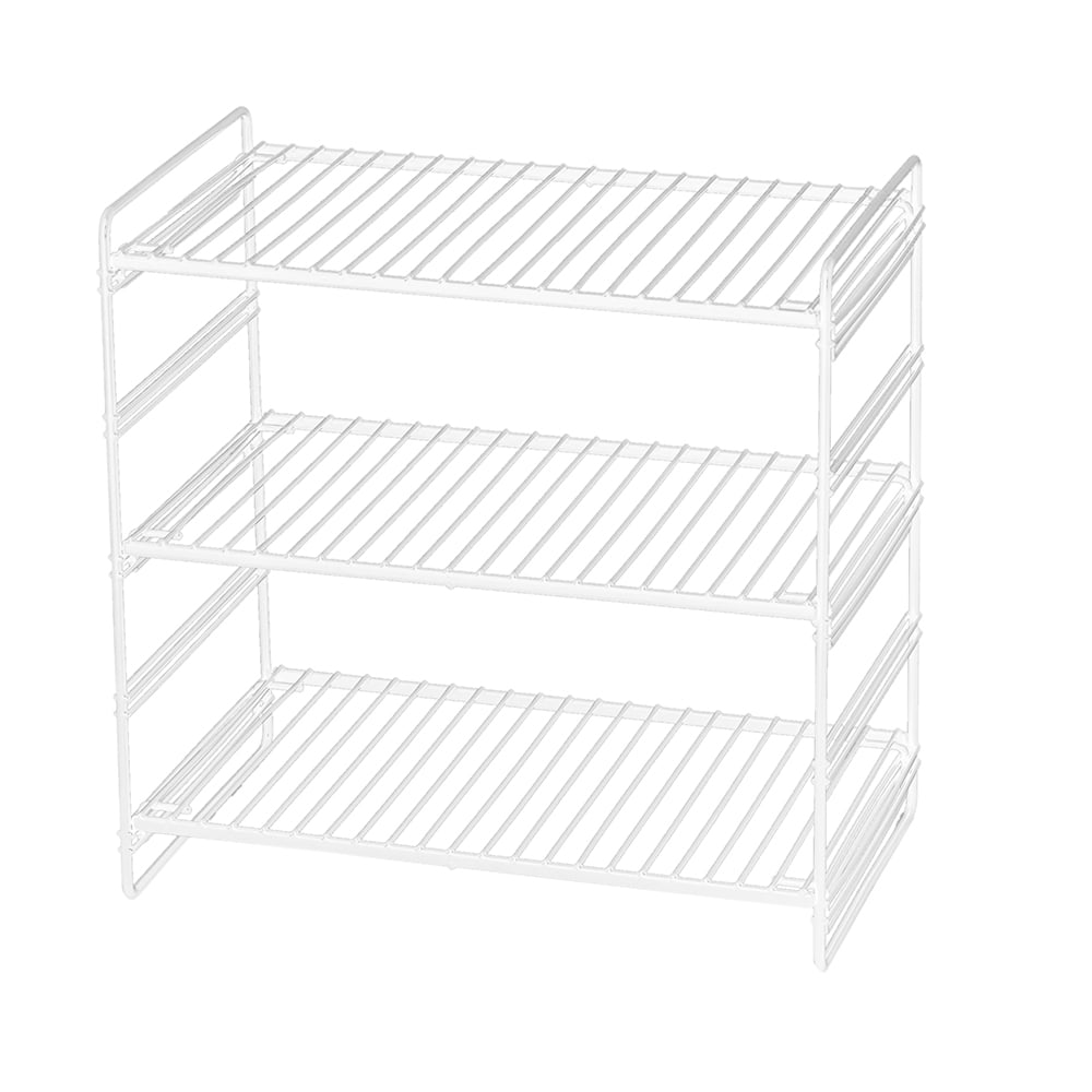 Mainstays 3Tier Adjustable Storage Shelf, White