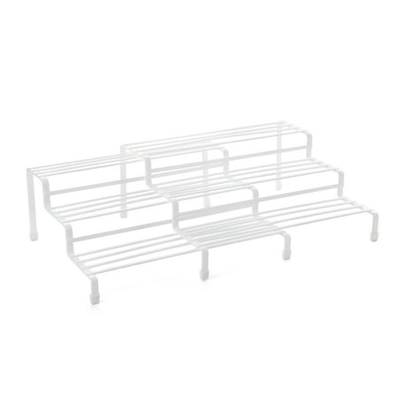 Mainstays Expandable Metal Kitchen Pantry Organization Wire Spice Rack, White