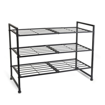 Mainstays 3 Tier Metal Shoe Rack