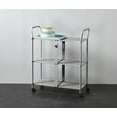 thumbnail image 1 of Mainstays 3-Tier Rolling Utility Laundry Cart, Multiple Colors, 1 of 3