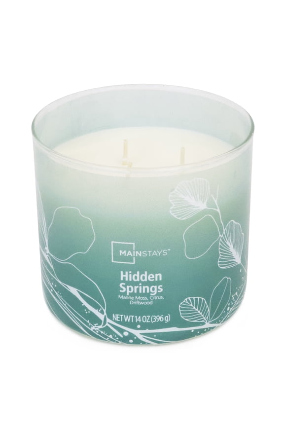 3-Wick Ombre Wrap Hidden Springs Candle, 14-Ounce