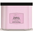 thumbnail image 1 of Mainstays 3-Wick Raspberry Peach Frose Candle with Textured Wrap, 14 oz, 1 of 2