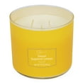 thumbnail image 1 of Mainstays 3-Wick Textured Wrap Sweet Sugared Lemon, 14-Ounce, 1 of 6