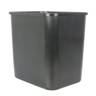 Zuvo Mesh Wastebasket Black Metal Wire Garbage Trash Can for Office Home  Bedroom Height 10.1 Width 10, 4 Gallon (16 Quart) (1, Black)
