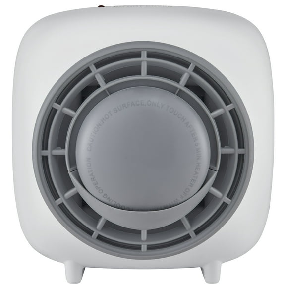 Mainstays 3-in-1 Mini Tabletop Electric Ceramic Heater With Hand Warmer, White