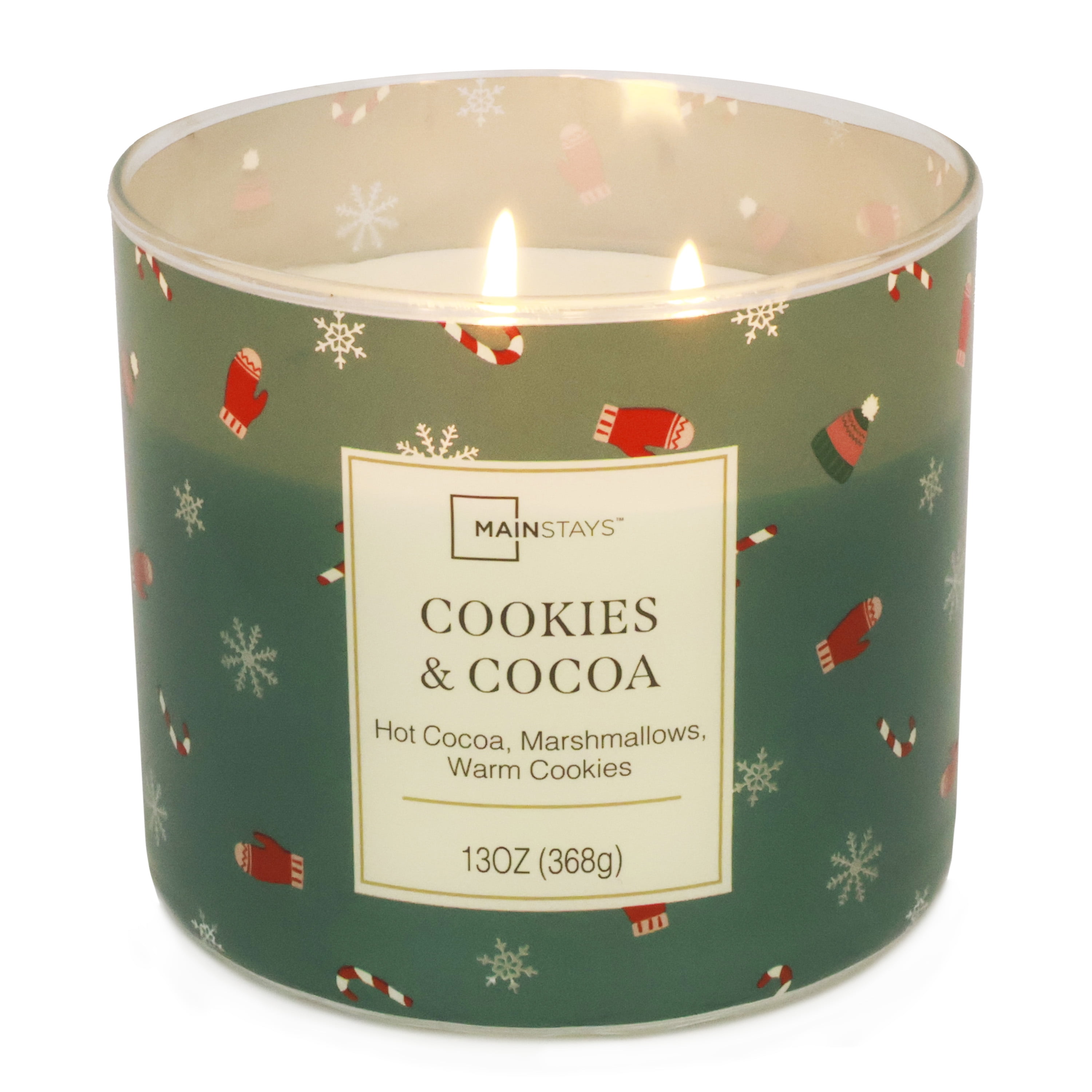 Mainstays 3-wick Cookies and Cocoa Designs, 13-Ounce