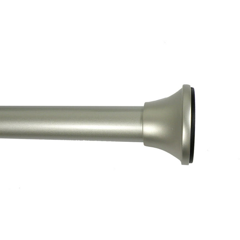 Mainstays 30- 52 Adjustable Curtain Tension Rod, Silver 