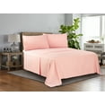 thumbnail image 1 of Mainstays 300 Thread Count Easy Care Percale Bed Sheet Set, Full, Blush, 4 Piece, 1 of 6