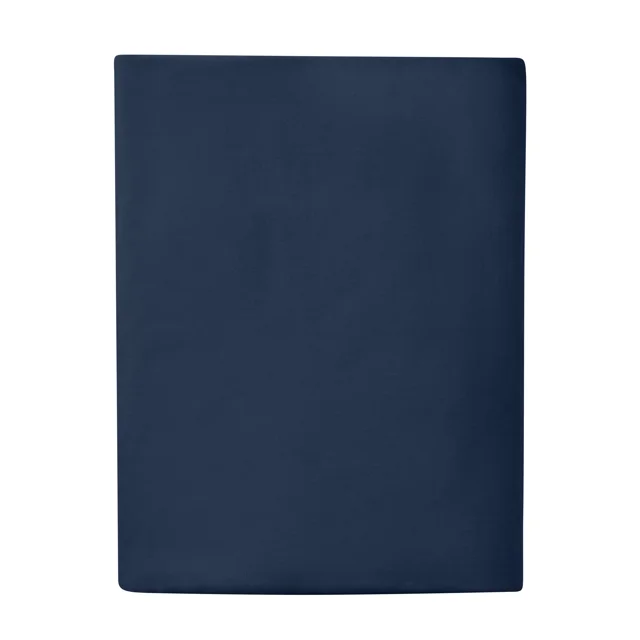 Mainstays 300 Thread Count Easy Care Percale Fitted Sheet, Blue Cove