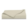 thumbnail image 1 of Mainstays Easy Care Beige Cotton Blend Percale Flat Bed Sheet, Full, 1 of 7