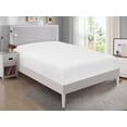 thumbnail image 1 of Mainstays 300TC Cotton Rich Percale Easy Care Bed Sheet, Arctic White King Fitted Sheet, 1 of 8