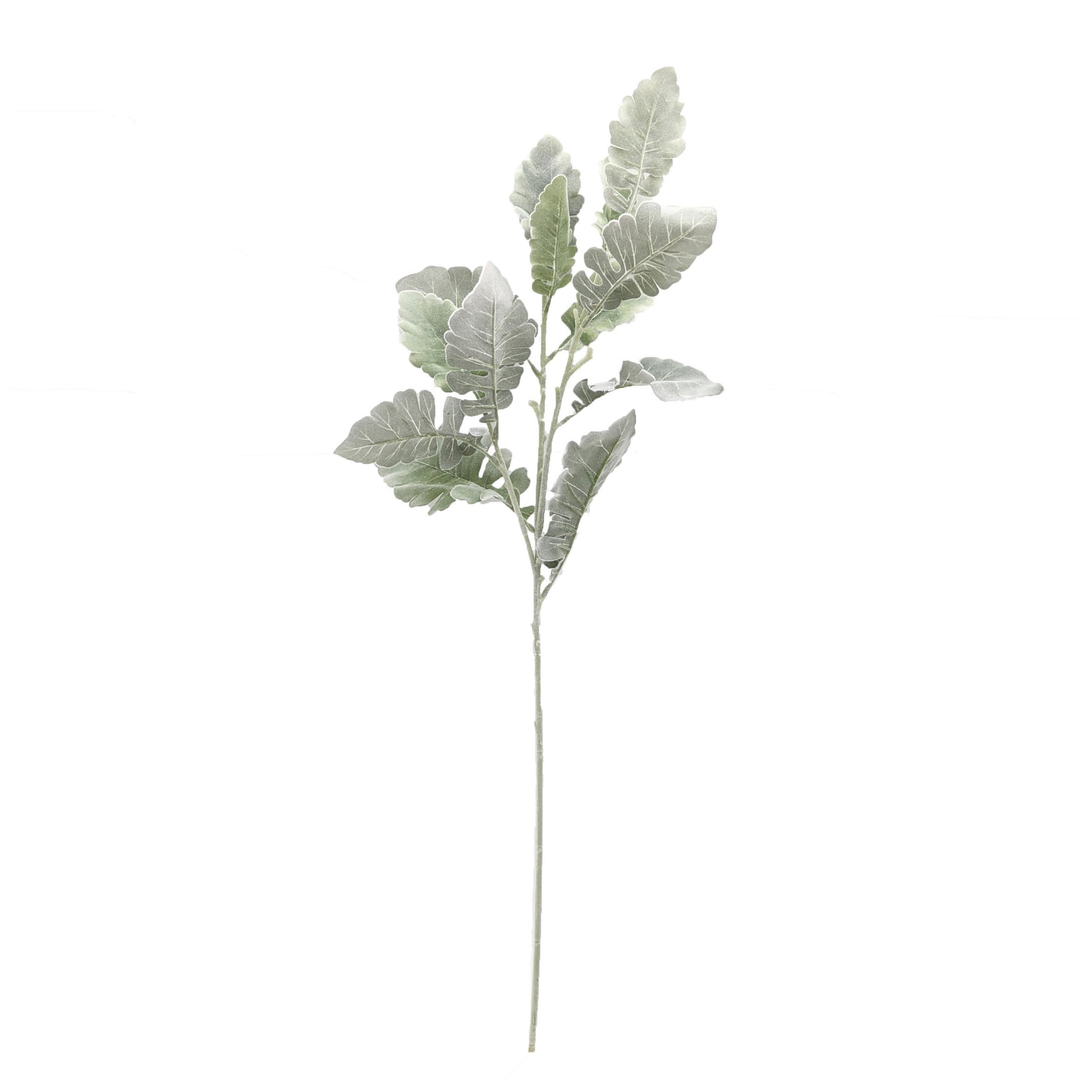Mainstays 31" Tall Artificial Green Dusty Miller Leaves Botanical Stem