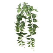 Mainstays 32 in Artificial Silk Green Pothos Hanging Bouquet