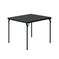 thumbnail image 1 of Mainstays 34inch Straight Top Folding Table, Card Table, Black, 1 of 6