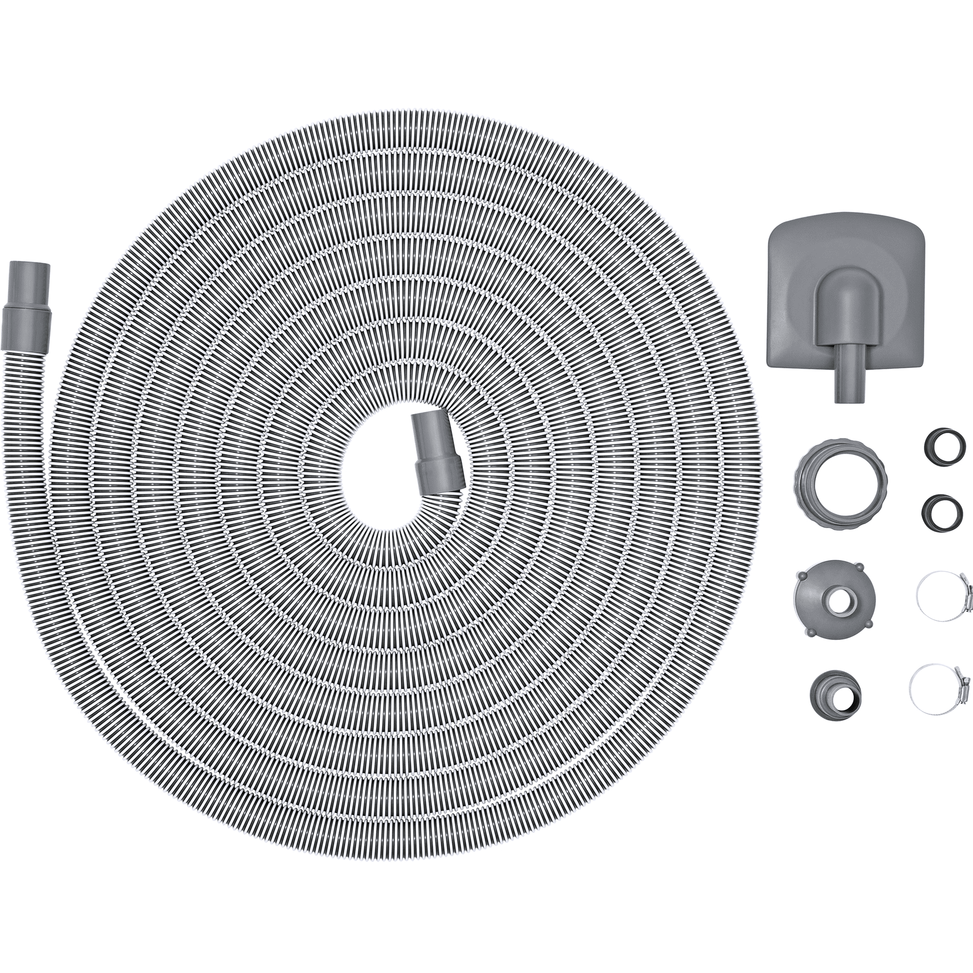 Mainstays 35 ft. Pool Cleaning Hose with Adaptors