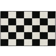 Mainstays 36"x56" Black and White Check Indoor Area Rug