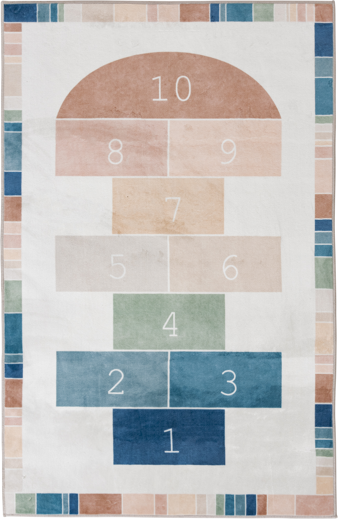 Mainstays Alfombra de área interior de piel sintética Hopscotch, 36 in x 56 in