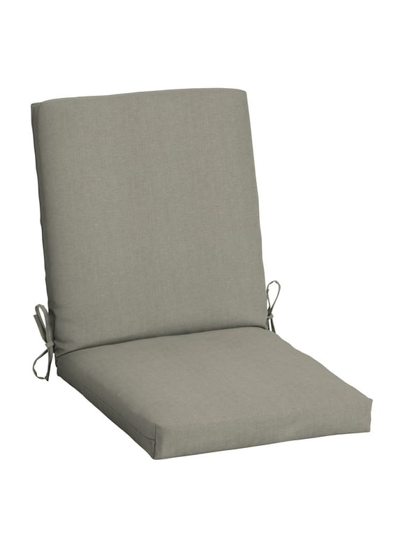 Mainstays 37"L x 19.5"W Tan 1 Piece Rectangle Outdoor Chair Cushion