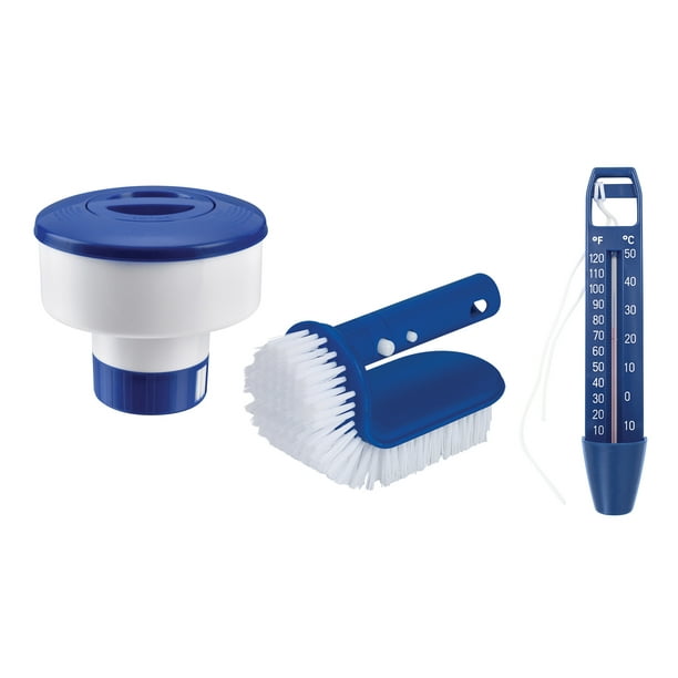 Mainstays 3pc Blue Starter Kit for Swimming Pools