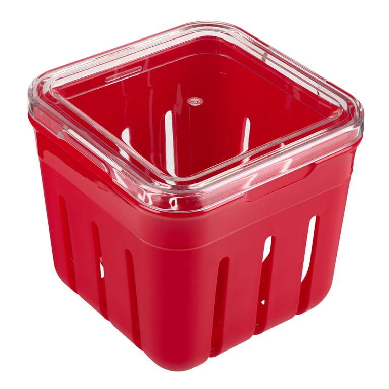 4-x ~ Large RED Plastic Bowls 44 oz BPA FREE - FREE SHIPPING