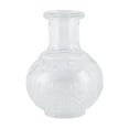 thumbnail image 1 of Mainstays Embossed Glass Bud Vase 4 inch Clear Rounded Indoor, 1 of 1