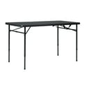 Mainstays 4 ft Fold-In-Half Adjustable Table