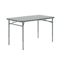 thumbnail interactive-video image 1 of Mainstays 4 ft Adjustable Height Folding Table, Gray, 1 of 8