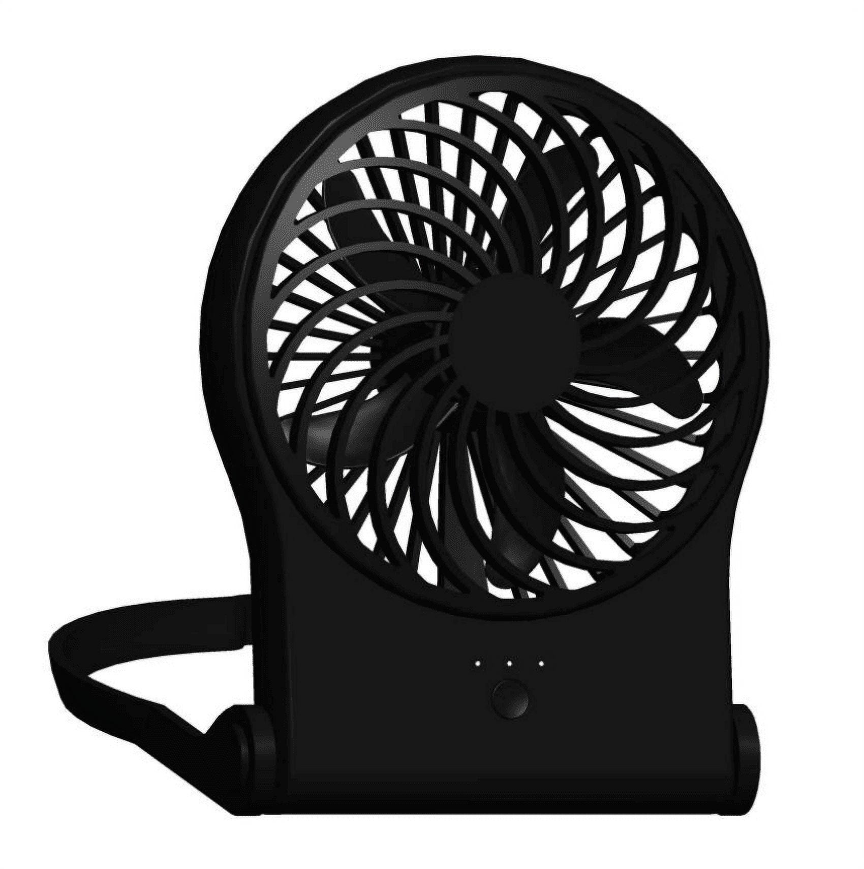 Mainstays 4 Inch Foldable Personal Fan for Stroller Car Seat Treadmill Black Walmart