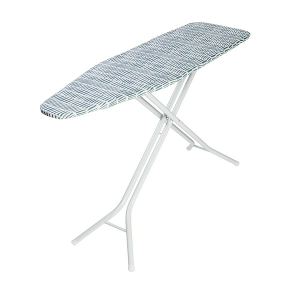 Mainstays 4-Leg Ironing Board - 53"x14" Surface Area, Cotton Cover, Adjustable Height