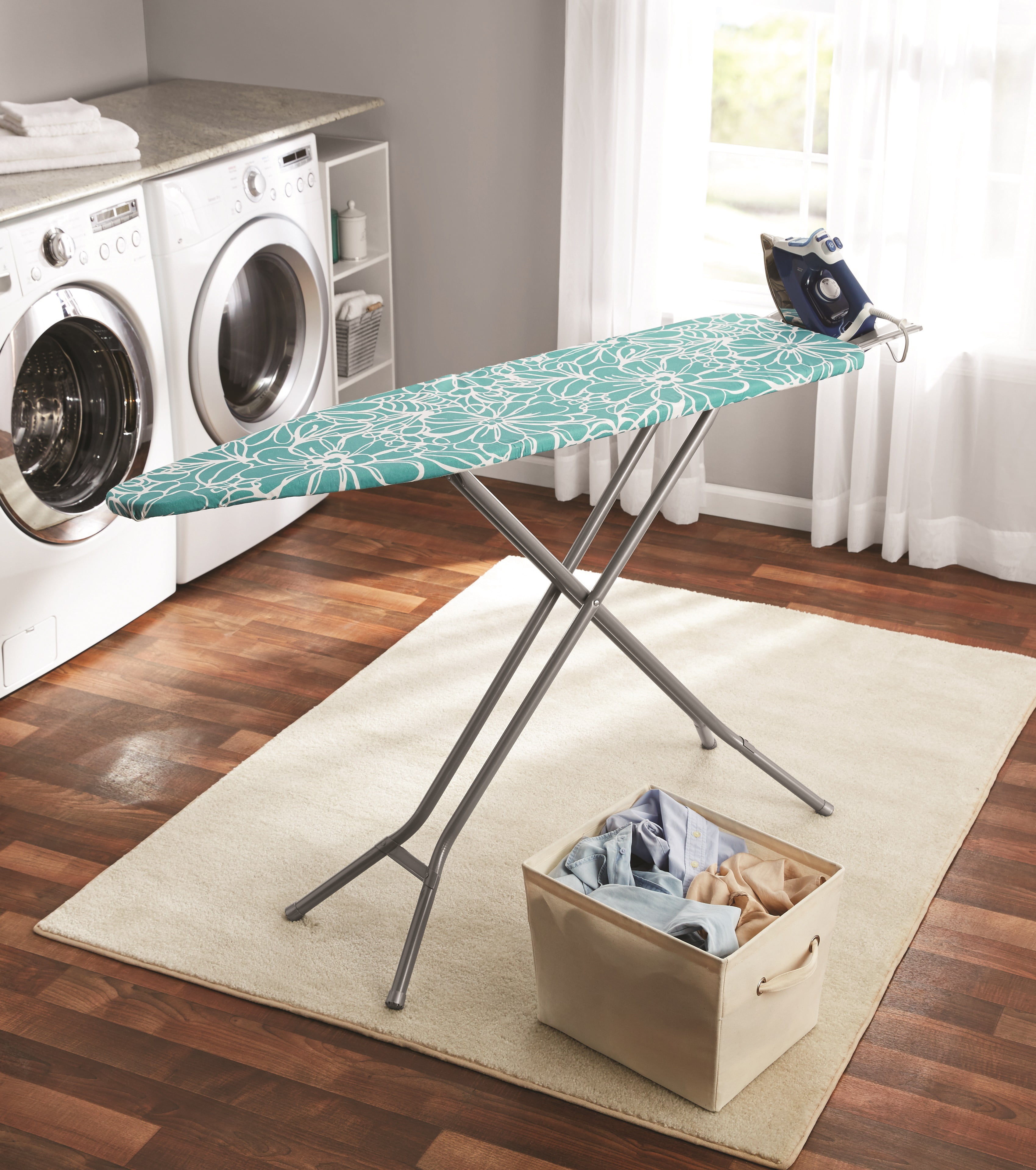 Mainstays 4 Leg Premium Teal Ironing Board