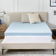 Mainstays 4 in Gel Memory Foam Mattress Topper, Twin XL