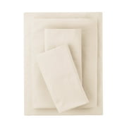Mainstays 4-Piece Easy Care Beige Bed Sheet Set, King