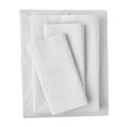 thumbnail image 1 of Mainstays 4-Piece 300 Thread Count Gray Stripe Cotton Blend Percale Bed Sheet Set, Full, 1 of 10
